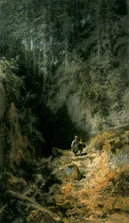 Schoolchildren in the Forest