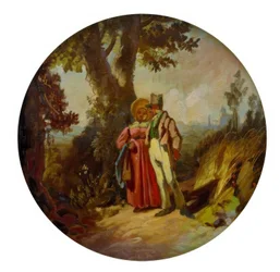 Strolling Bourgeois Couple