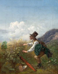 The butterfly catcher Botanist