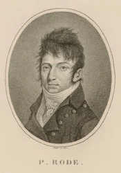Portrait of the composer Pierre Jacques Joseph Rode, 1813
