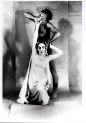 Martha Graham (1894-1991) and Bertram Ross (1920-2003) in 