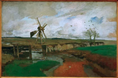Landscape with Windmill