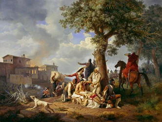 Scene from the Spanish War of Independence
