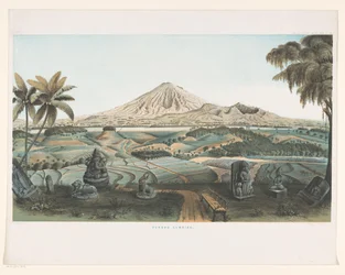 Mount Sumbing in Java (Atlas to the work Java)