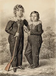Portrait of Alexander and Alexei Dondukov-Korsakov