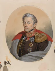 Portrait of Count Pyotr Petrovich Konovnitsyn, Early 1820s