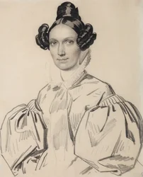 Portrait of Olga Nikolaevna Talyzina, née Zubova 1803-1882, Early 1830s