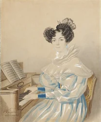 Portrait of Tatiana Petrovna Lvova née Poltoratskaya