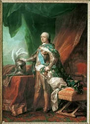 Louis XV in his coronation robes