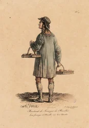 A Cheese Merchant of the Marolles from 