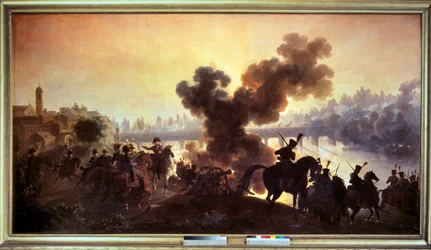View of the Battle of Lodi on 10/05/1796