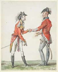Meeting of English Officers