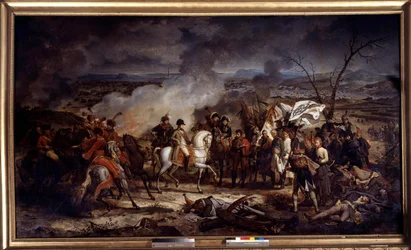 Napoleon I during the Battle of Austerlitz on 2/12/1805