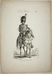 Royal Guard, Norman Mounted Grenadier and Horse, No. 1