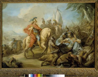 Alexander and Porus, King of India, having reigned at the borders of the kingdom of Persia, eventually went to Alexander