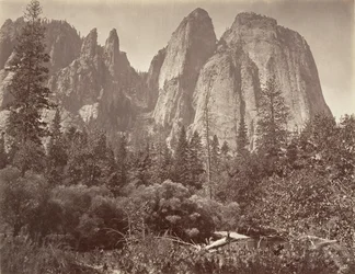 Cathedral Rocks and Spires, ca. 1872, printed ca. 1876