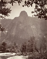Sentinel Rock, Yosemite, ca. 1872, printed ca. 1876
