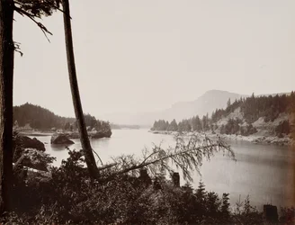 View on the Columbia, Cascades