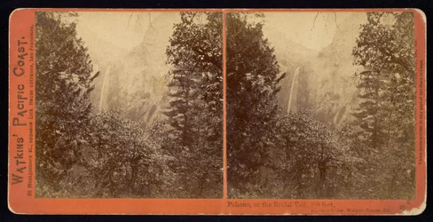 Pohono, or the Bridal Veil, 900 Feet, Mariposa County, California