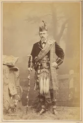Portrait of a Man in Scottish Dress