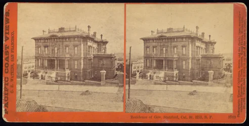 Residence of Gov. Stanford, Cal. St. Hill, S.F