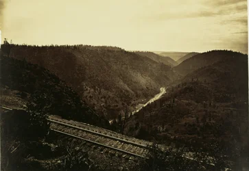 The Canyon of the American River, C.P.R.R.