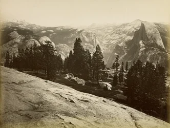 The Domes, from Sentinel Dome, Yosemite