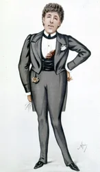 Cartoon of Oscar Wilde by Carlo Pellegrini - in Vanity Fair on May 24