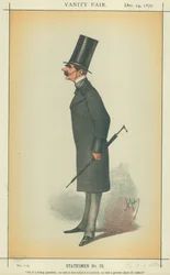 Sir H K Storks, Vanity Fair Cartoon, 24 December 1870