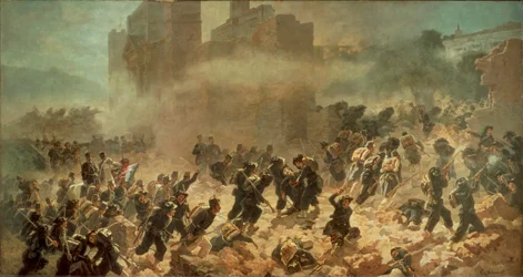 The Breach of Porta Pia, Rome 20 September 1870