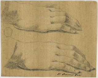 Study: Two Right Hands, of a Woman