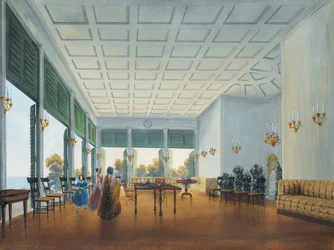 Interior in the Naryshkin Palace of Miskhor