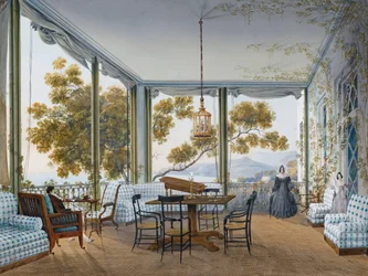 Interior in the Naryshkin Palace of Miskhor