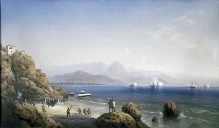 Laying of the Submarine Cable in La Spezia, Second Half of the 19th Century