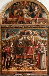 Coronation of the Virgin with the Holy Trinity and Saints