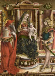 La Madonna della Rondine - The Madonna of the Swallow, after 1490