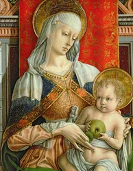 Madonna and Child (detail from the Sant