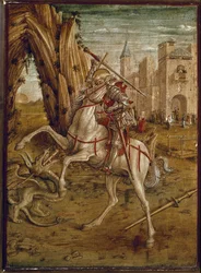 Saint George Killing the Dragon (detail)
