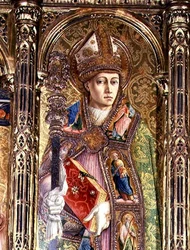 St. Emidius, (detail) from the Sant