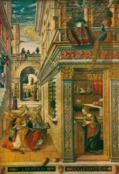 The Annunciation, with Saint Emidius