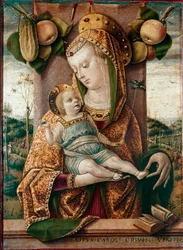 Virgin and Child with Apples and a Cucumber