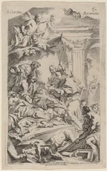 San Carlo Borromeo Giving Last Communion to Victims of the Plague