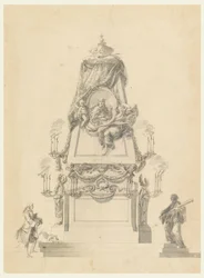 Catafalque for a King, circa 1765