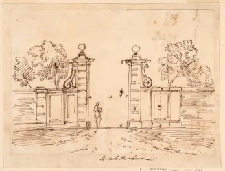 Design for a Gate of a Villa, 1750-55