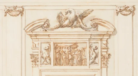 Design for the North Portal, Grand Gallery, Villa Albani, Rome, Italy, 1755-56
