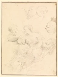 Figural Sketches, 1775