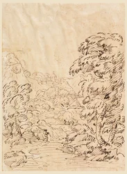 Road Leading to a Mountainous Town, 1750–1786