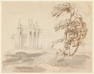 Tree in Landscape with Building, 1756–78