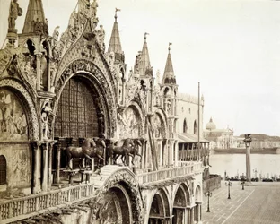 The horses of the Basilica of San Marco in Venice - photography by C. Naya