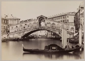 Venice. Grand Canal with a View of the Ponte di Rialto